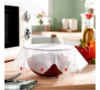 mysmartbuy 3 Microwave Splatter Screens Guard Food Covers - Stain resistant, washable & reusable - Each Measure 33cm Diameter in White mysmartbuy White