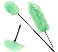 mysmartbuy 3 x Green Electrostatic Duster Mops - Long Handle Extendable Synthetic Feather Dusters - Home Cleaning Tools mysmartbuy Green
