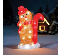 mysmartbuy 31cm Gingerbread Man LED Decoration 30L Warm White LED Battery Powered mysmartbuy Warm White