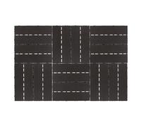 mysmartbuy 6 x Composite Interlocking Patio & Deck Tiles - All Weather Wood-Effect Garden Paving - Each Measure 29.5 x 29.5 x 2cm | Size: 6 Pack mysmartbuy Dark Grey 6 Pack
