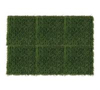 mysmartbuy 6 x Interlocking Artificial Grass Tiles - Outdoor Garden Faux Fake Lawn for Patio, Decking, Balcony, Yard - Each Tile 30 x 30cm mysmartbuy Green 6 Pack