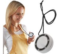 mysmartbuy 60 Minute Kitchen Cooking Countdown Timer Alarm with 34cm Neck Cord - Measures 6.5cm Diameter x D3.5cm in White mysmartbuy White