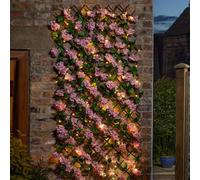 mysmartbuy Artificial Cherry Blossom Garden Trellis with Solar LED Lights in Pink | Size: Medium mysmartbuy Pink Medium
