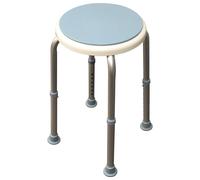 mysmartbuy Bath & Shower Stool with Rotating Seat - Waterproof, Rust Resistant & Height Adjustable Mobility Aid Stool with Non-Slip Feet mysmartbuy Multicolor