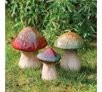 Mysmartbuy Ceramic Ornamental Mushrooms Set Of 3 - Quality Essential