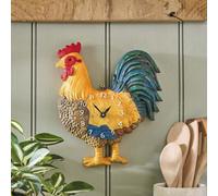 Mysmartbuy Cockerel Wall Clock - 24 X 22 X 5Cm - Home Decor Gift