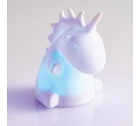 mysmartbuy Colour Changing Unicorn Night Light - Battery Powered Portable Kids Bedroom LED Novelty Mood Lighting - H12cm x W11.5 x D11cm mysmartbuy Multicolor