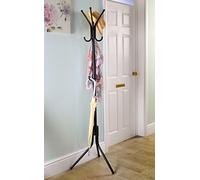 mysmartbuy.com 12 Hook Coat Stand - 172 x 55cm Easy Assemble Stylish Home Hallway Entryway Office Coat Organiser - Ideal for Holding Coats, Jackets, Sweaters, Hats, Scarves, Bags, Umbrellas