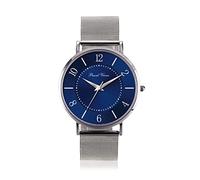 mysmartbuy.com Pascal Veran Watch Blue - Mens Slimline Timepiece Stainless Steel Strap and 3.8cm Dial