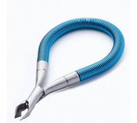 mysmartbuy Easy Grip Cuticle Trimmer Spring Controlled Manicure Pedicure Nipper in Blue