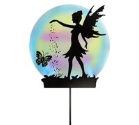 mysmartbuy Fairy & Butterfly Silhouette Solar Powered Garden Stake Light Outdoor Decoration - Measures H50cm x W25cm x D4cm mysmartbuy Multicolor