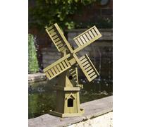 mysmartbuy Giant Windmill - FSC Timber Garden Spinner with Decorative Wind Motion in Natural mysmartbuy Natural