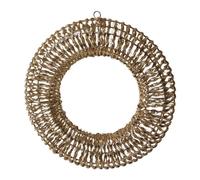 Glittertwist Gold Led Wreath Light 40Cm