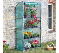 mysmartbuy Gro-Zone Greenhouse with 4 Shelves & Front Opening Panel in Green | Size: Large mysmartbuy Green L