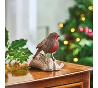 Mysmartbuy Painted Robin - Frith Cold Cast Bronze - 14 X 12 X 8Cm