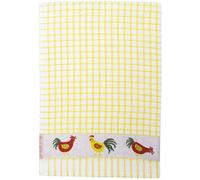 Mysmartbuy Poli-Dri Farmyard Border Tea Towels - Pack Of 2 Chicken
