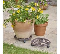 Mysmartbuy Set Of 2 Cast Iron Pot Movers - 5 X 29Cm - Practical Design