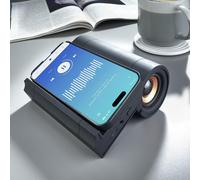 Smartphone Audio Amplifier Speaker with Wireless Charging - USB Rechargeable Lightweight Portable Sound Booster Volume Increasing Speaker & Phone Charger - Measures H11.5 x W12.5 x D6cm