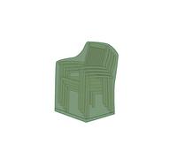 Mysmartbuy Stacked Chair Cover Green - 107 X 61 X 68Cm - Brass
