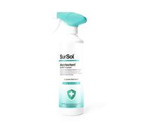 mysmartbuy SurSol Antibacterial Disinfectant Surface Spray - Eliminate 99.9% of Bacteria & Viruses - 500ml with free 50ml Handbag Size in White mysmartbuy White 500ml