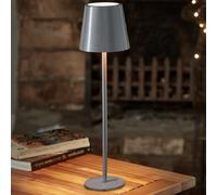 mysmartbuy Turin Lantern Sage - 33 cm Modern Battery Lamp with USB-C & Touch Activation in Dark Grey mysmartbuy Dark Grey