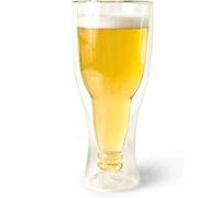 mysmartbuy Upside Down Bottle Pint Glass - Double Layer Insulated Novelty Design Drink Cup - 350ml Capacity, H19 x 5.5cm Diameter | Size: 19 x 5.5 cm mysmartbuy Clear 19 x 5.5 cm