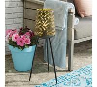 mysmartbuy USB Rechargeable Beehive Tripod Lamp - 15 Lumen Weatherproof Cordless Indoor or Outdoor Home Garden LED Light with Timer in Bronze mysmartbuy Bronze