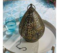 mysmartbuy USB Rechargeable Oriental Style LED Lantern - Weatherproof Freestanding or Hanging Home or Garden Light - H68 x 18cm | Size: 68 x 18 cm mysmartbuy Bronze 68 x 18 cm