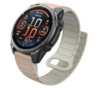 MYSNBKN 22 mm Quick Fit Silicone Magnetic Strap for Fenix 8 47 mm/Fenix 7/Fenix 7 Pro/Fenix 6/Fenix 6 Pro/Fenix 5/Fenix 5 Plus/Fenix EPIX, Watch Strap for Forerunner 935/945/955/965/Approach S60/S62