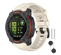 MYSNBKN 22 mm Silicone Watch Straps for Instinct 3 AMOLED 45 mm, Adjustable Soft Replacement Strap with Adapter Tool