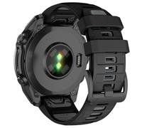 MYSNBKN 26 mm Silicone QuickFit Band for Fenix 8 AMOLED/Solar 51 mm/Fenix 7X/7X Pro/Fenix 6X/6X Pro/Fenix 5X/5X Plus/Fenix 3/3HR, 26 mm Silicone Watch Band for Epix Pro 51 mm/TACTIX 7/DELTA