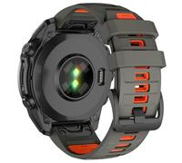 MYSNBKN 26 mm Silicone QuickFit Band for Fenix 8 AMOLED/Solar 51 mm/Fenix 7X/7X Pro/Fenix 6X/6X Pro/Fenix 5X/5X Plus/Fenix 3/3HR, 26 mm Silicone Watch Band for Epix Pro 51 mm/TACTIX 7/DELTA