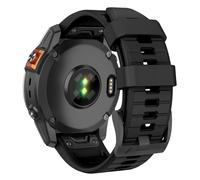 MYSNBKN 26mm Quick Fit Silicone Strap for Garmin Fenix 8/7X/6X/5X/3, Replacement Band