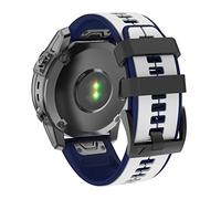 MYSNBKN Fenix 6X Strap 26mm Silicone bands for Fenix 8 51mm/Fenix 7X/Fenix 7X Pro/Fenix 6X/Fenix 6X Pro/Fenix 5X/Fenix 5X Plus/Fenix 3/Fenix 3 HR/Tactix/Descent MK1/D2 Delta PX/D2 Charlie