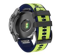 MYSNBKN Fenix 6X Strap 26mm Silicone bands for Fenix 8 51mm/Fenix 7X/Fenix 7X Pro/Fenix 6X/Fenix 6X Pro/Fenix 5X/Fenix 5X Plus/Fenix 3/Fenix 3 HR/Tactix/Descent MK1/D2 Delta PX/D2 Charlie