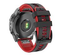 MYSNBKN Fenix 6X Strap 26mm Silicone bands for Fenix 8 51mm/Fenix 7X/Fenix 7X Pro/Fenix 6X/Fenix 6X Pro/Fenix 5X/Fenix 5X Plus/Fenix 3/Fenix 3 HR/Tactix/Descent MK1/D2 Delta PX/D2 Charlie