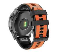 MYSNBKN Fenix 6X Strap 26mm Silicone bands for Fenix 8 51mm/Fenix 7X/Fenix 7X Pro/Fenix 6X/Fenix 6X Pro/Fenix 5X/Fenix 5X Plus/Fenix 3/Fenix 3 HR/Tactix/Descent MK1/D2 Delta PX/D2 Charlie