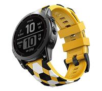 MYSNBKN Strap for Garmin Fenix 5/Fenix 6/Fenix 7, Soft Silicone Replacement Band for Garmin Forerunner 935/945/955/754/Approach S60/S62 (Quick Fit)