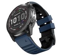 MYSNBKN Watch Strap for Garmin Fenix 7X / Fenix 6X / Fenix 5X / Fenix 3HR, 26mm Silicone Watch Band for Descent MK1 / MK2 / MK2i, Tactix, D2 Delta PX / D2 Charlie (Quick Fit)