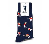 Mysocks Golf Socks - Funny Angry Frustrated Golfer Socks - 1 Pair Combed Cotton Novelty Golf Gifts for Men - Ideal Fun Presents for Father Husband Dad Uncle Grandpa