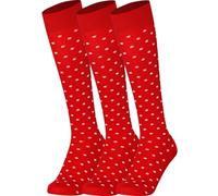 Mysocks Knee High Socks for Women and Men - Breathable Combed Cotton Seamless Toe Colorful Unisex Long Socks - Casual Golf Knee Length Socks