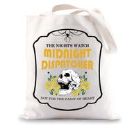 MYSOMY 911 Dispatcher Tote Bag 911 Dispatcher Gifts 911 Operator Tote Bag 911 Police Dispatcher Gifts 911 Operator Gift (The Night's tb)