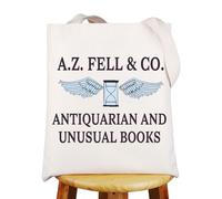 MYSOMY A.Z. Fell And Co Antiquarian And Unusual Books Tote Bag Ineffable Husbands Merch Crowley Snake Gifts Ineffable Husbands Shoulder Bag (A.Z. FELL TB)