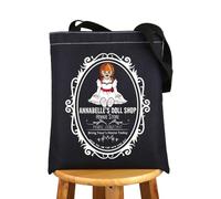 MYSOMY Anna Horror Movie Tote Bag Ed And Lorraine Warren Gifts Horror Movie Character Shoulder Bag (Home Today uk)