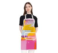 MYSOMY Artist Painting Apron Painting is My Therapy Apron Smock Artist Painter Gifts Paint Lovers Gifts Art Student Teacher Gift (Art Enthusiast Apron)