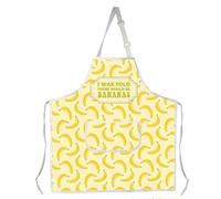 MYSOMY Bananas Apron Bananas Lover Gift I Was Told There Would Be Bananas Aprons Kitchen Waterproof Apron Gardening Apron (bananas Apron3)
