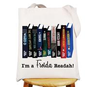 MYSOMY Book Lover Tote Bag Bookstack Gifts Bookish Gifts Reader Shoulder Bag Book Lover Gifts (I'm a Readah UK)