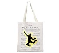 MYSOMY Book of M Musical Tote Bag Cunningham Fans Gifts Mormon Broadway Shoulder Bag Musical Theatre Merchandise (Hello TB)
