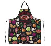 MYSOMY Borscht Soup Kitchen Apron Borscht Soup Lover Gift Slavic Foods Gift Borscht You Can't Beet It (Borscht Soup Apron3)