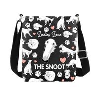 MYSOMY Borzoi Dog Crossbody Bag Long Nose Dog Gifts Borzoi Lover Gifts Russian Wolfhound Gifts Borzoi Owner Shoulder Bag (Ladies Love UK2)